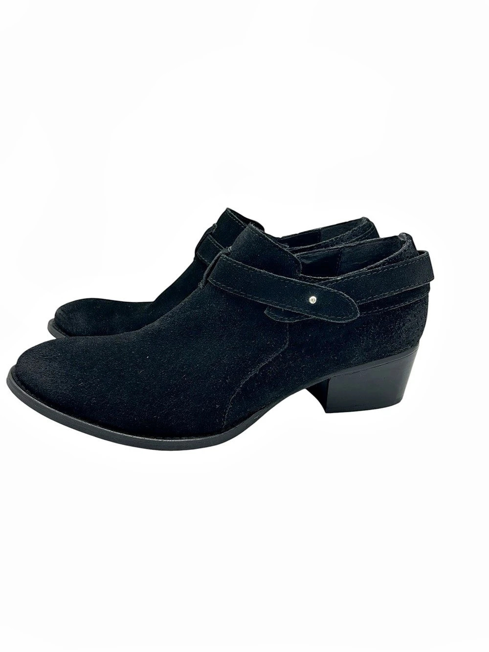 Charles by Charles David Yesenia Ankle Boots Black Suede US 9.5 M Classic